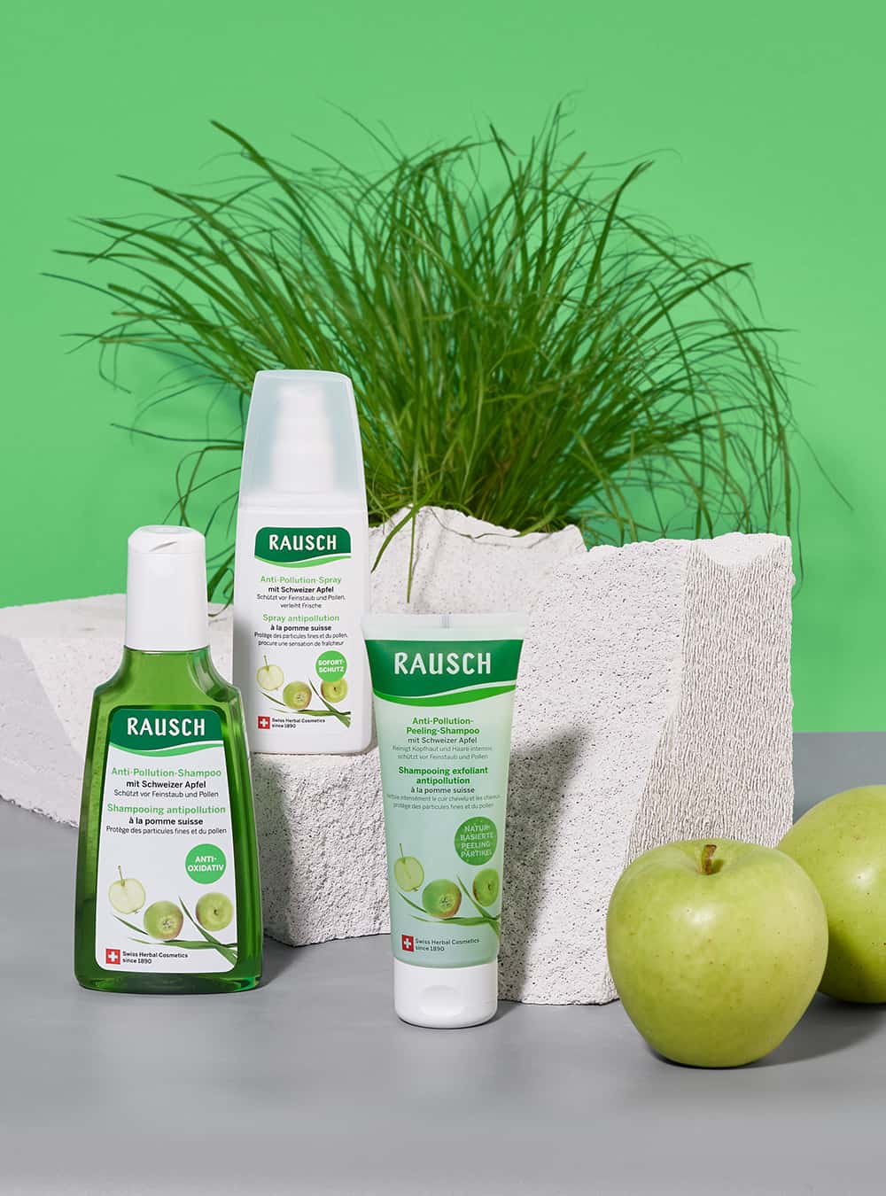 Rausch Swiss Apple Anti Pollution Peel Shampoo 100ml