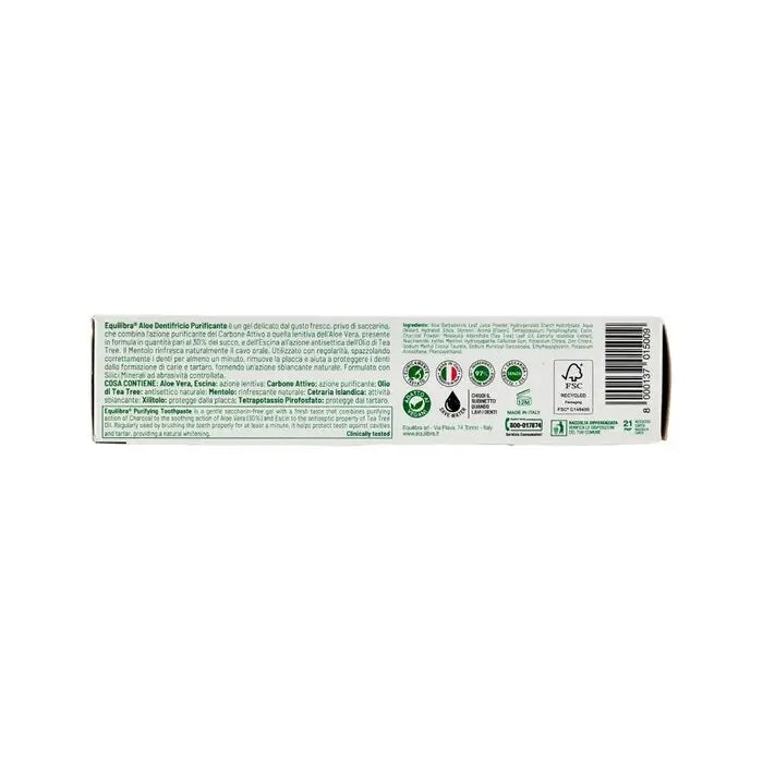 EQ ALOE PURIFYING TOOTHPASTE 75ML