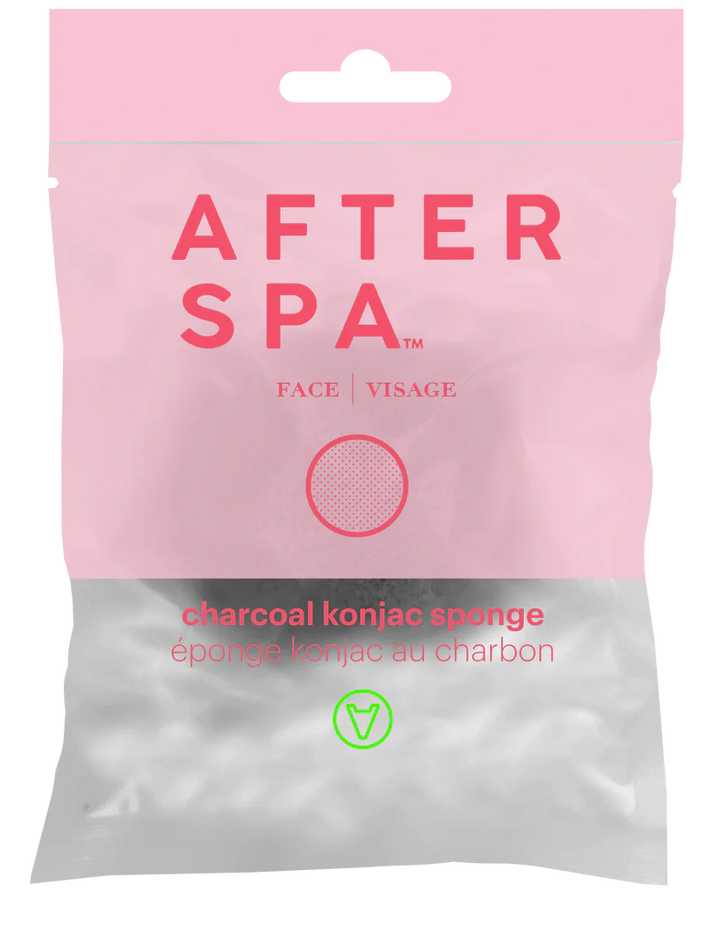 After Spa Charcoal Konjac Reusable Sponge