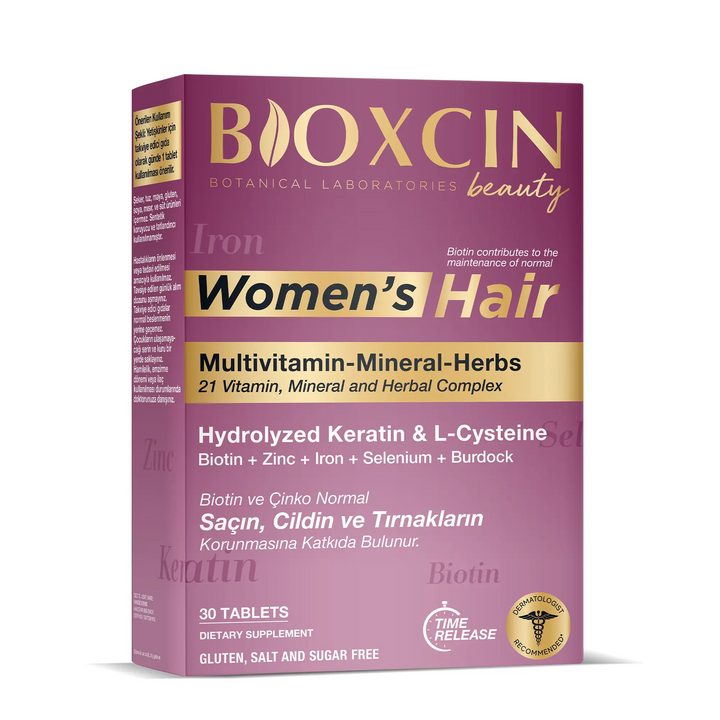 Bioxcin Women's Hair Multivitamin-Mineral-Herbs supplement