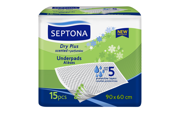 Septona Underpads With Scented 60CMx90CM 15'S