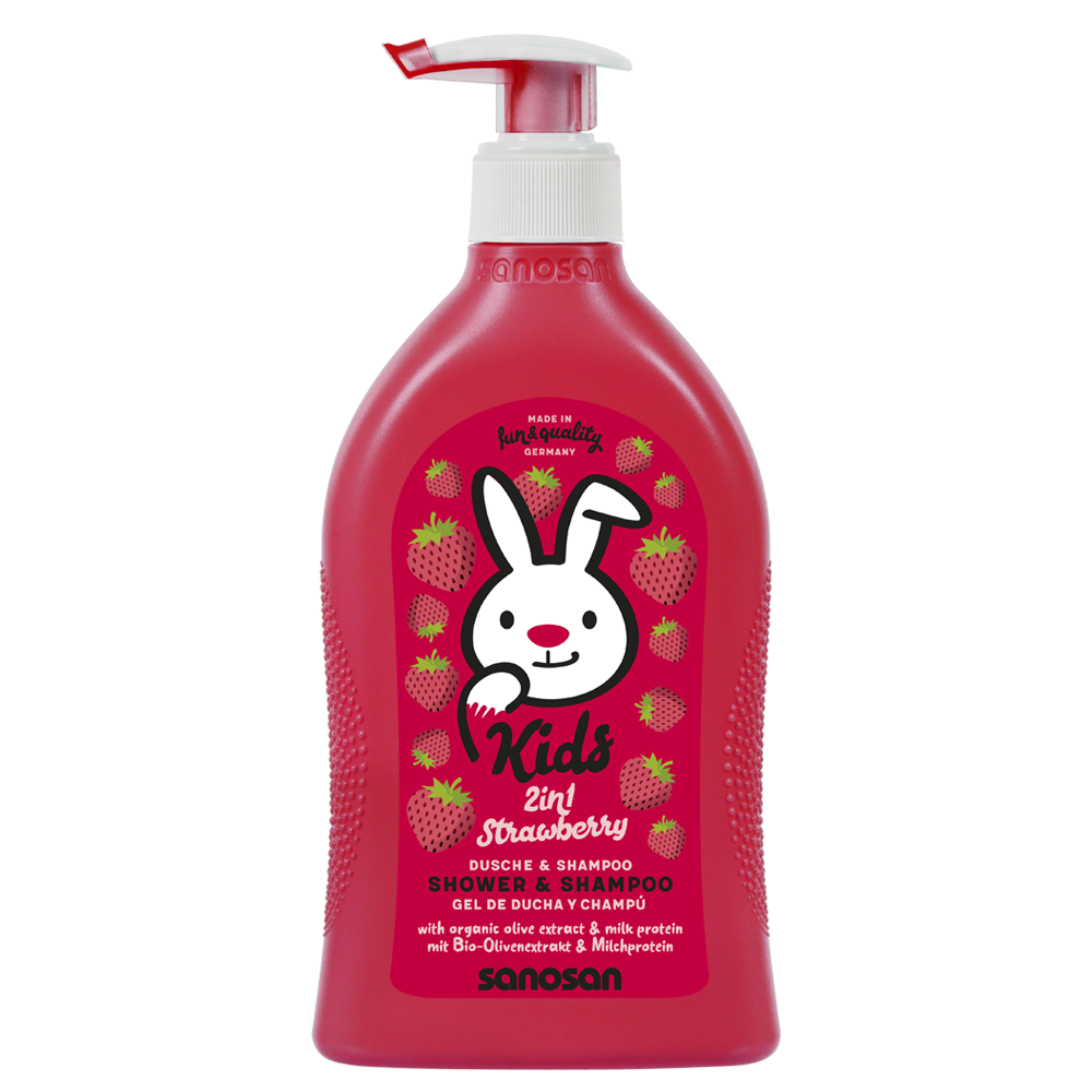 Sanosan Kids 2-in-1 Strawberry Shampoo & Shower Gel