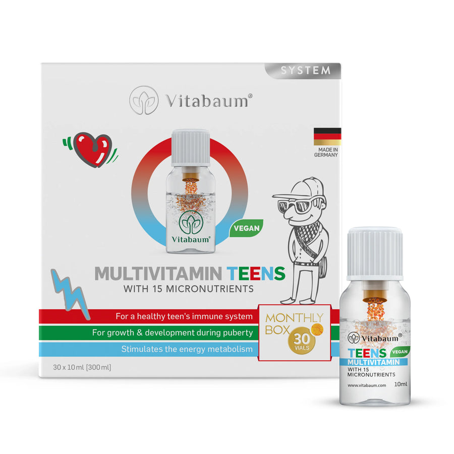Vitabaum Multivitamin Teen box – liquid vitamin supplement for teenagers
