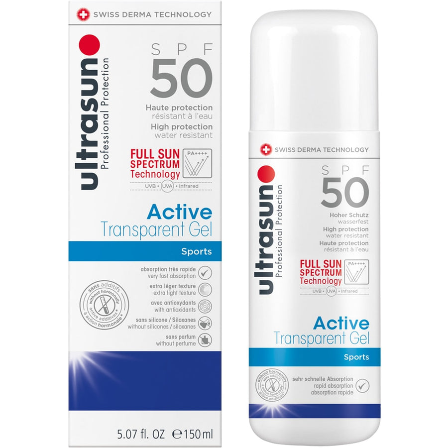 Ultrasun Active Transparent Gel SPF50