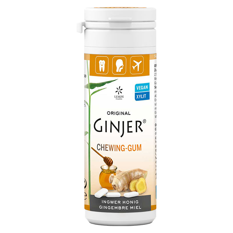 Ginjer Ginger Chewing Gum Honey