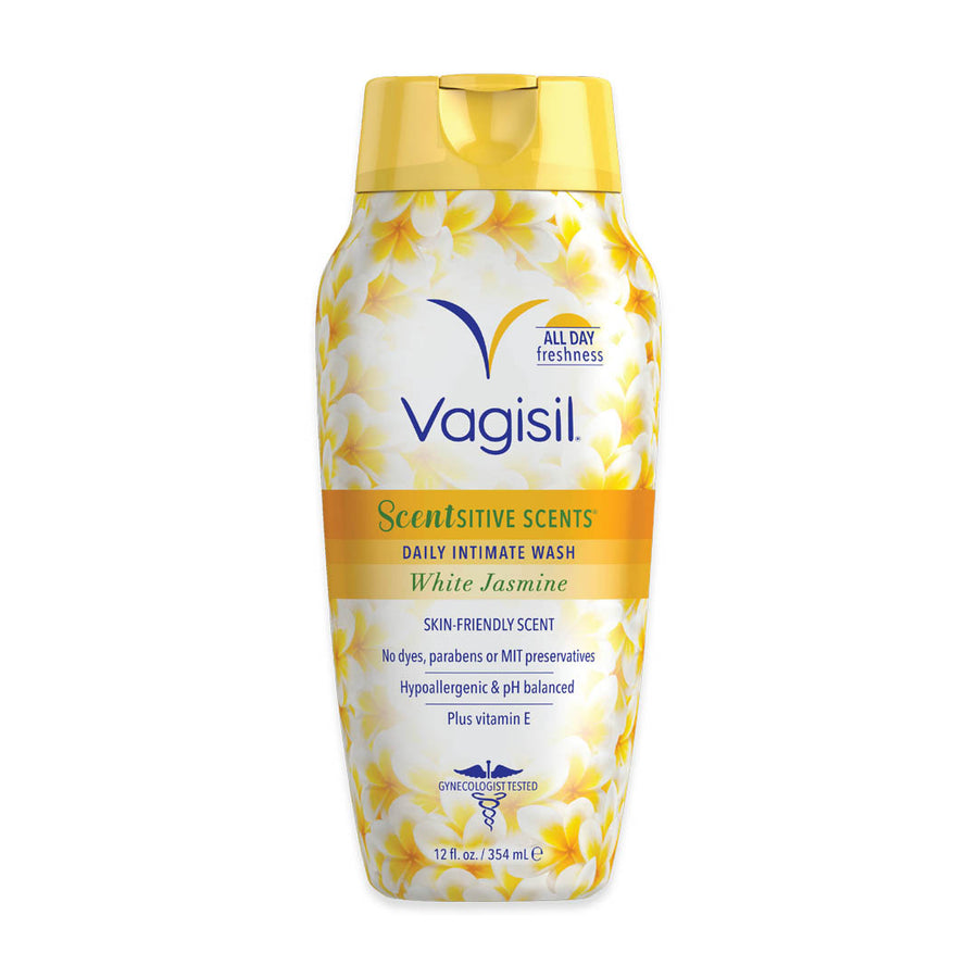 Vagisil Intimate Wash in White Jasmine scent, 354 mL, with chamomile,