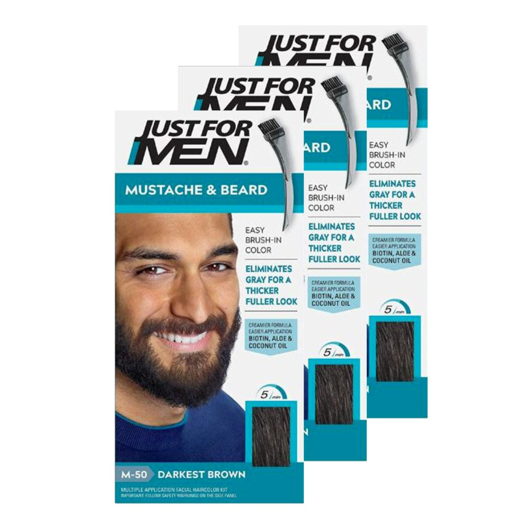 Darkest Brown beard color
