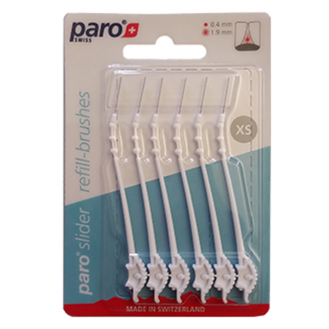 Paro Slider Refill Brshs Xs White Cyln