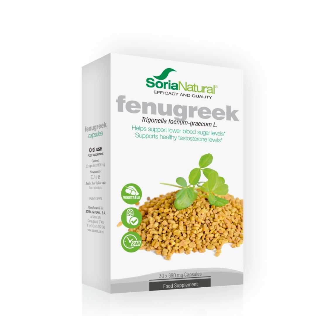 Soria Natural Fenugreek XXI 30 Capsules