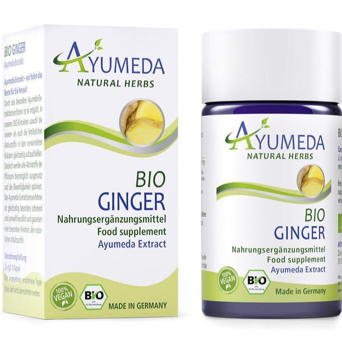 Ayumeda Organic Ginger Extract 60 Capsules FOR immunity boosting iHealth UAE 
