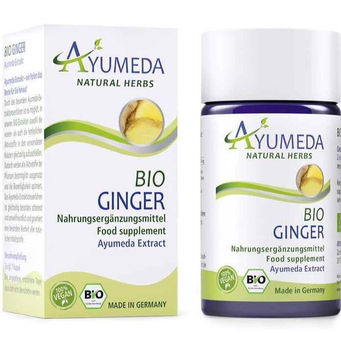 Ayumeda Organic Ginger Extract 60 Capsules FOR immunity boosting iHealth UAE