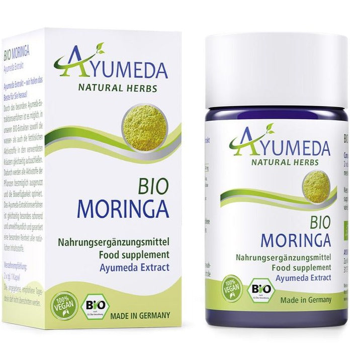 Ayumeda Organic Moringa Extract 60 Capsules supplement to optimize the diet