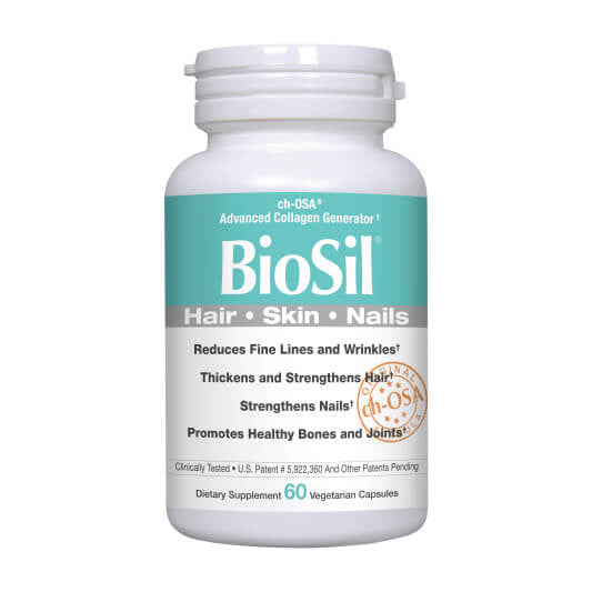 Biosil By Natural Factors, Ch-Osa Advanced Collagen Generator, 60 Capsules for healthy hair, nails, bones and joints 