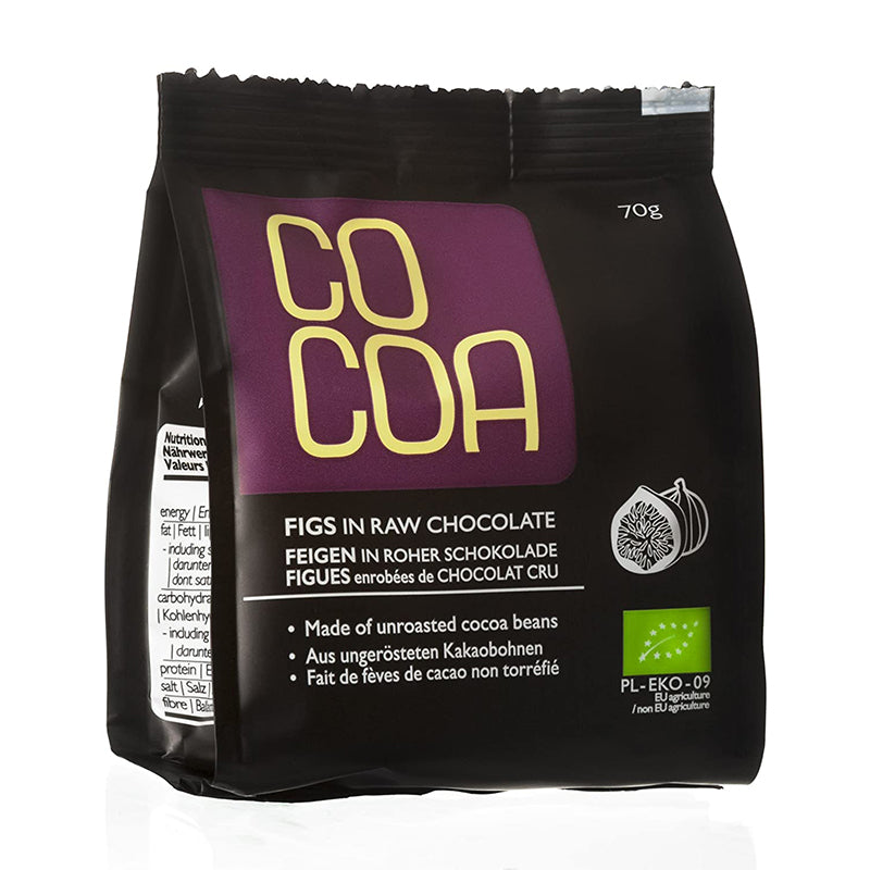 Cocoa Figs in Raw Chocolate Eko 70g