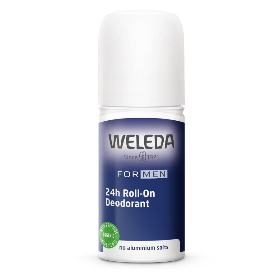 Weleda Men 24Hr Roll On Deodorant 50Ml reliable anti odour. no stains from ihealth UAE 