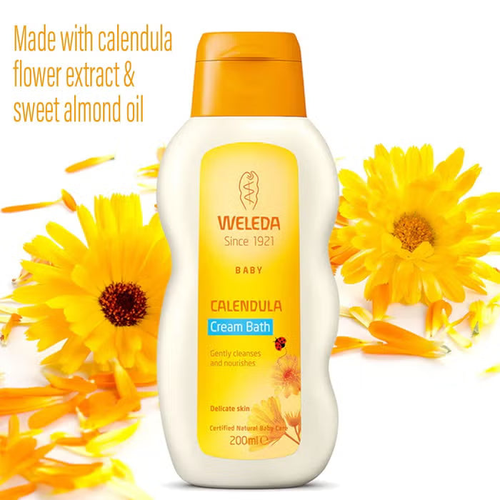 Weleda Calendula Baby Cream Bath 200 ml