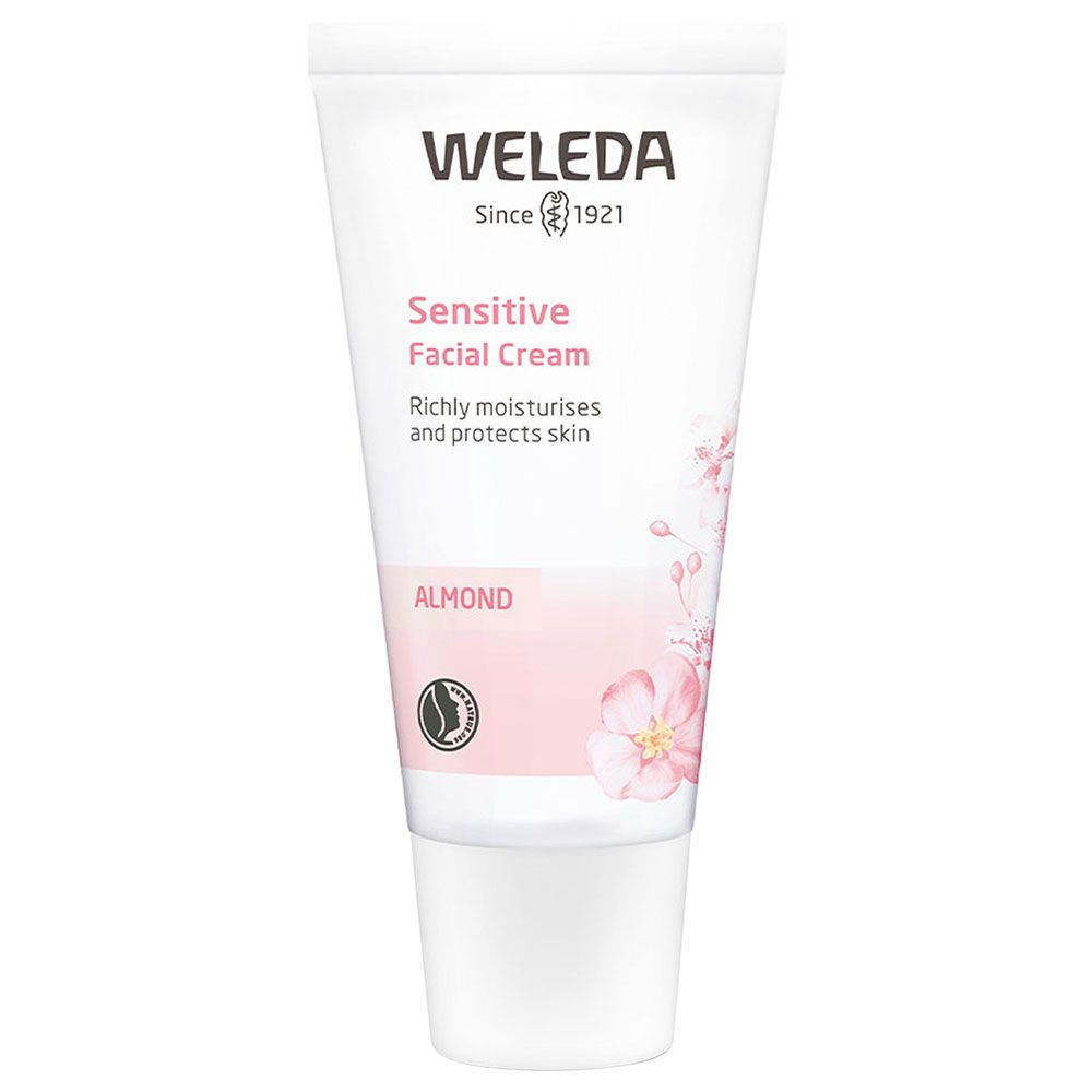 Lozione per il viso con cura sensibile Weleda con mandorle 30ml