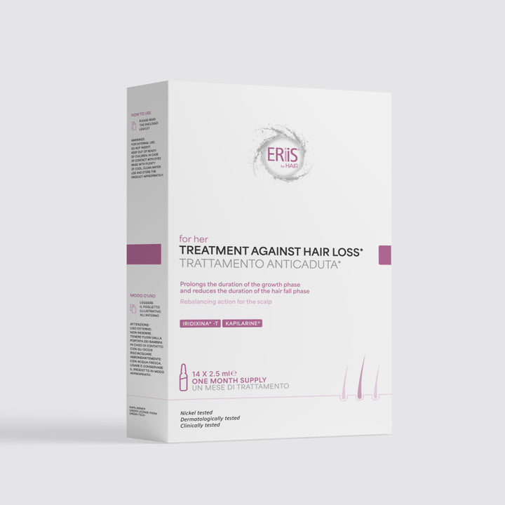 Eriis Anti-Haarausfall-Behandlung für Frauen – (14 Ampullen x 2,5 ml)