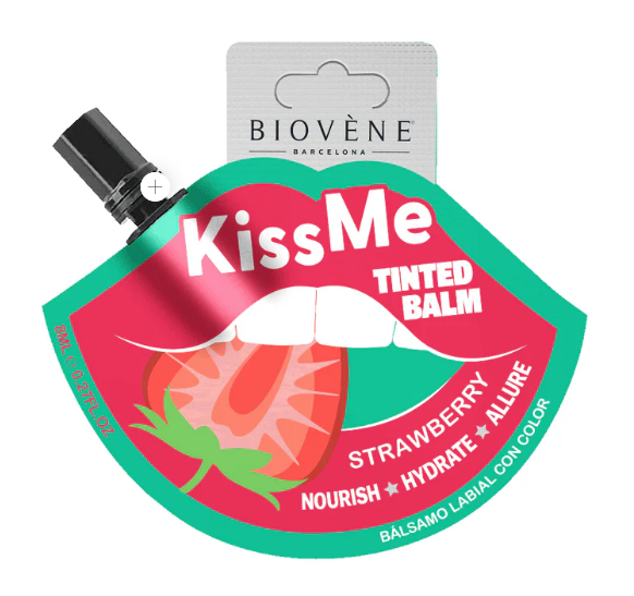 Biovene Kiss Me Strawberry Tinted Lip Balm 8Ml