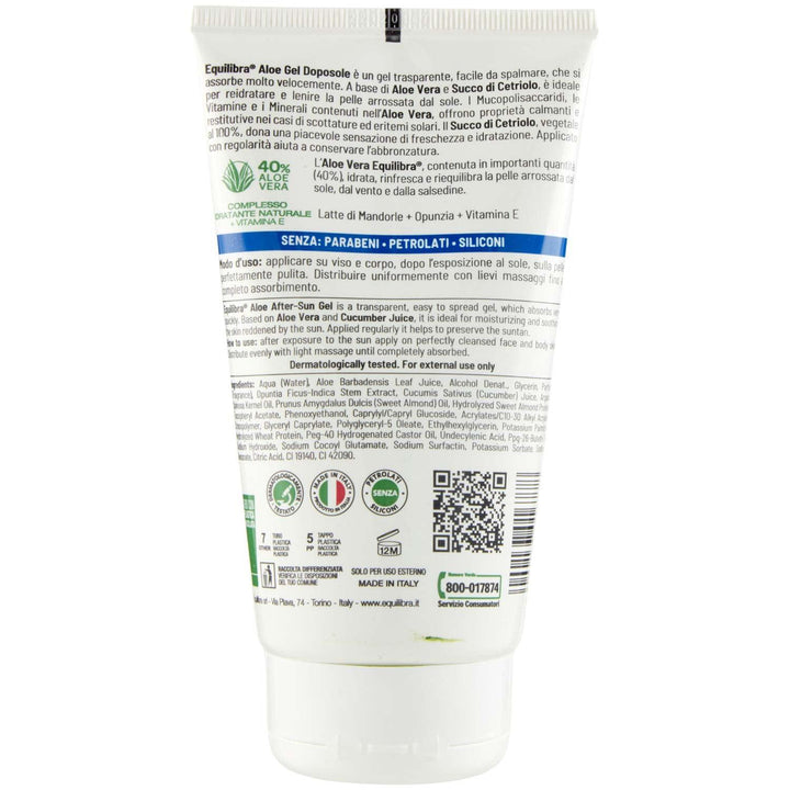 Equilibra Aloe Sun After Gel 150 Ml