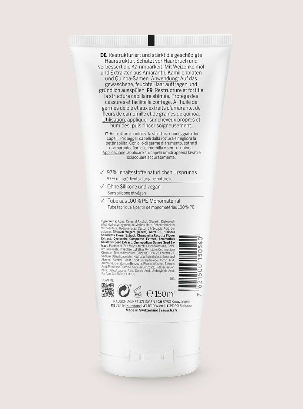 Rausch Repair Conditioner With Amaranth 150ml