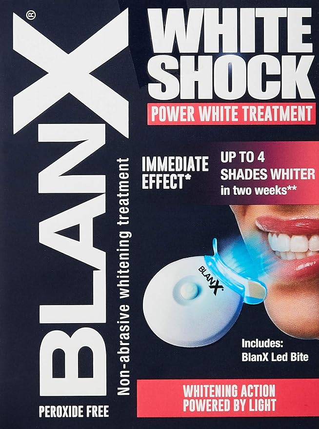 BlanX White Shock Toothpaste 50ML+ LED Bite(Power White Treatment)