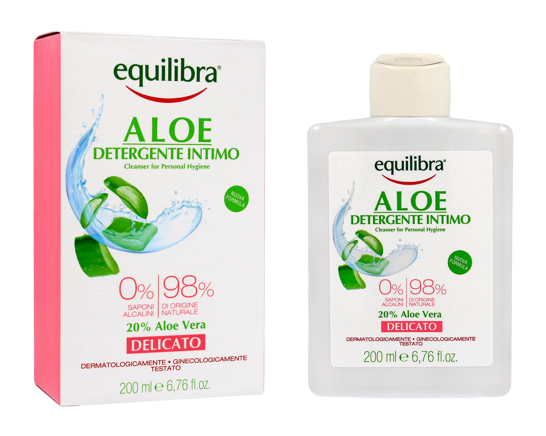 Equilibra Aloe Нежное очищающее средство для личной гигиены 200 мл