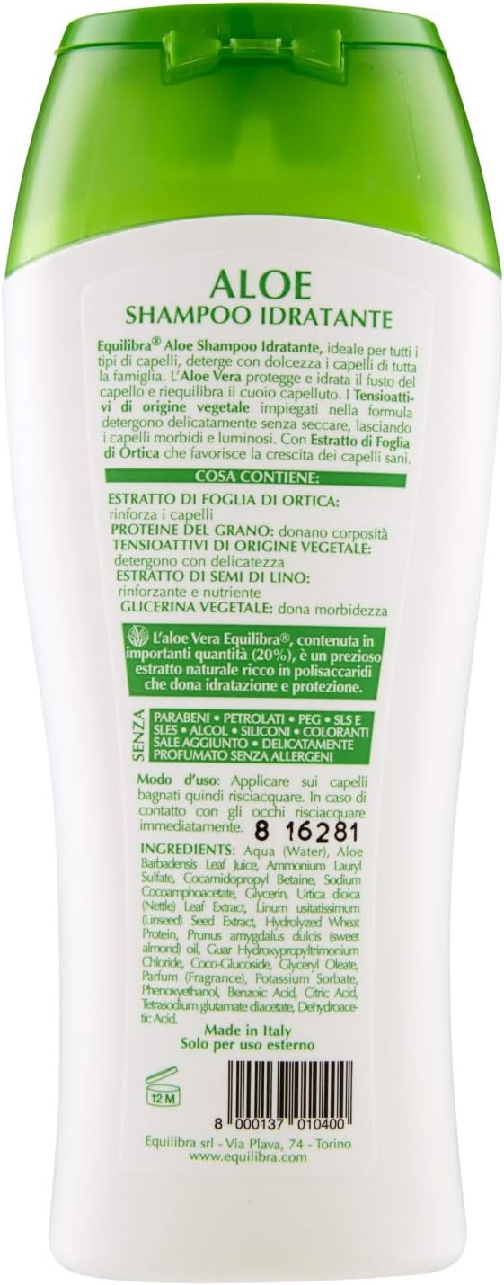 Equilibra Aloe Moisturizing Shampoo 250ML