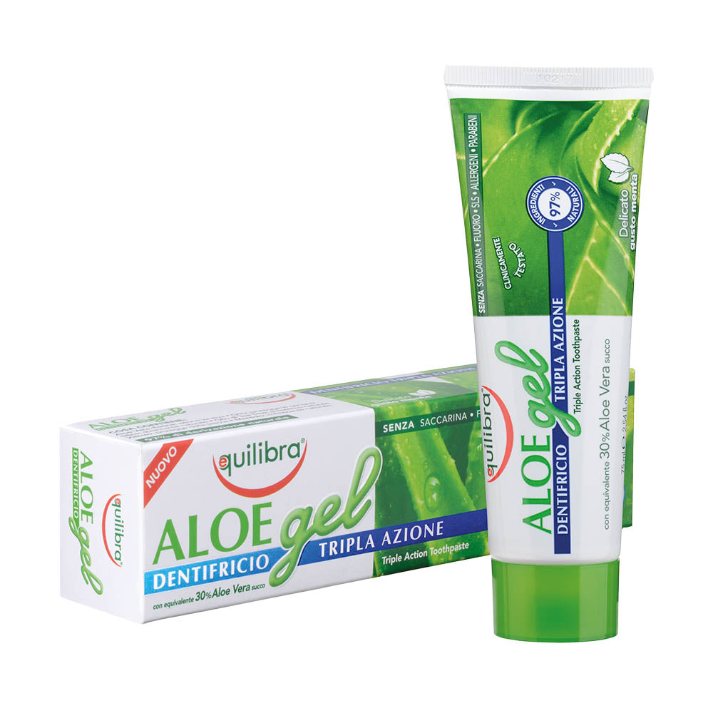Equilibra Aloe Triple Action Toothpaste 75ML