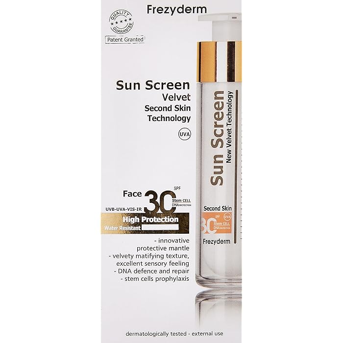 Frezyderm Sun Screen Velvet Face (LSF 30) 50ML