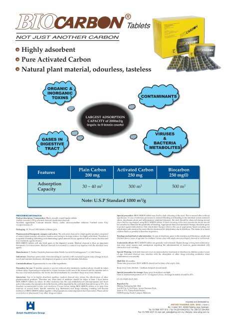 Biocarbon 50 Tablets