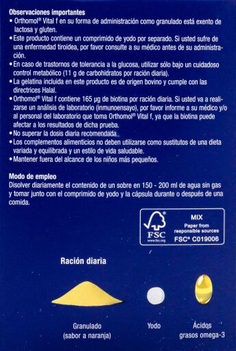 Ortomol Vital f 30 bustina e capsule