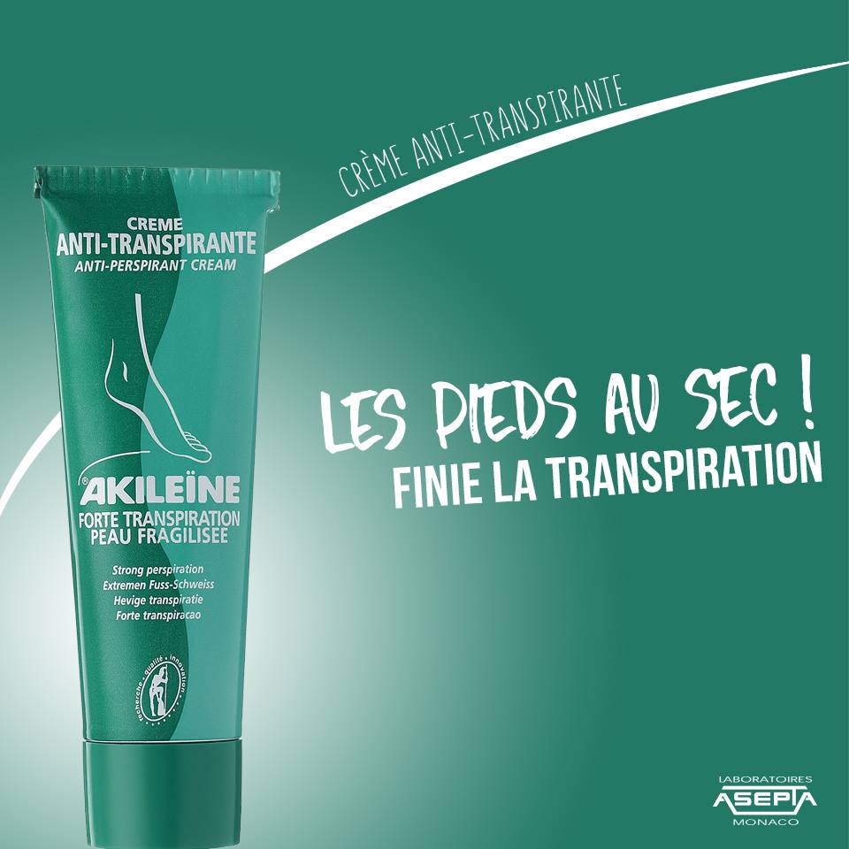 Akileine Antitranspirant-Creme 50 ml