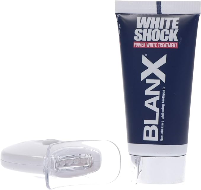 Dentifricio a shock bianco blance 50 ml+ morso a LED