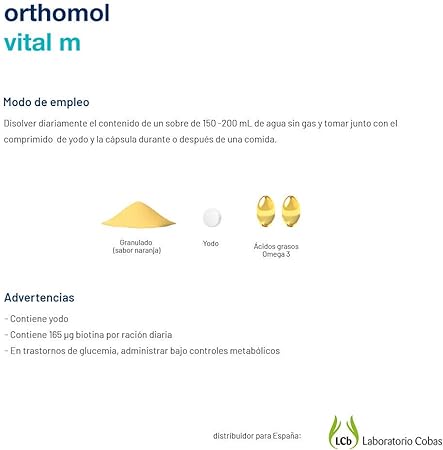 Orthomol Vital M 30 Sachet & Capsules