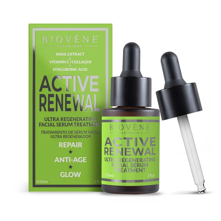 Biovene Snail Active Renewal Ultra Regenerating Facial Serum Treatment