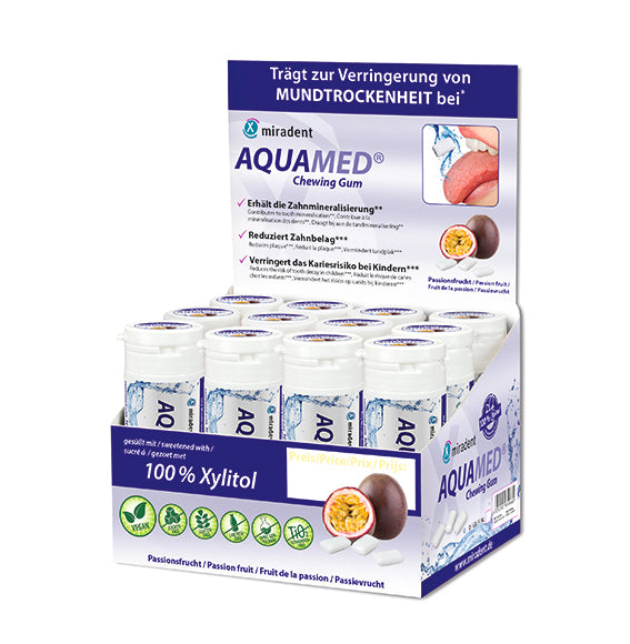 Miradent Aquamed Chewing Gum 30s