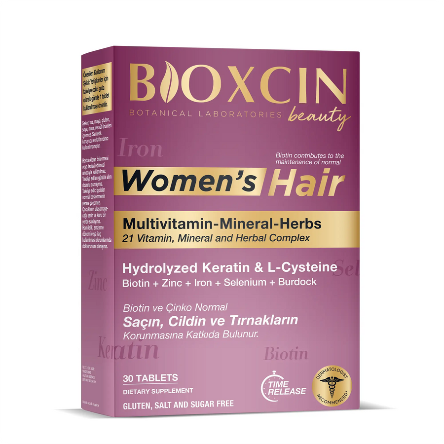 Bioxcin Women's Hair Multivitamin-Mineral-Herbs supplement 