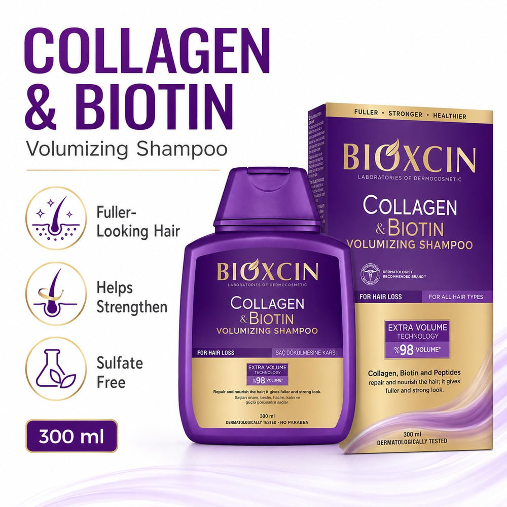 BIOXCIN Collagen & Biotin Volumizing Shampoo