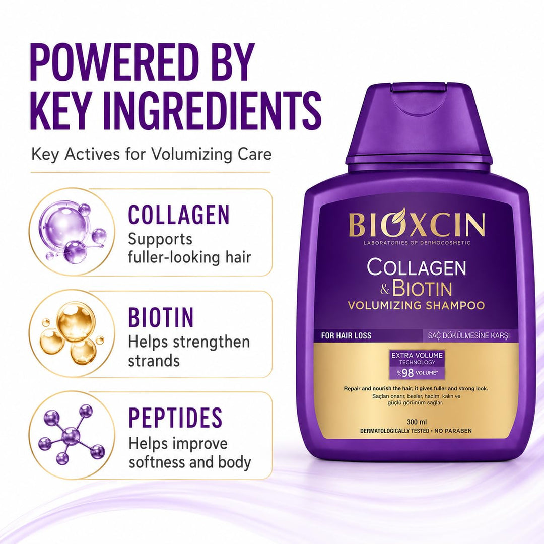 BIOXCIN Collagen & Biotin Volumizing Shampoo