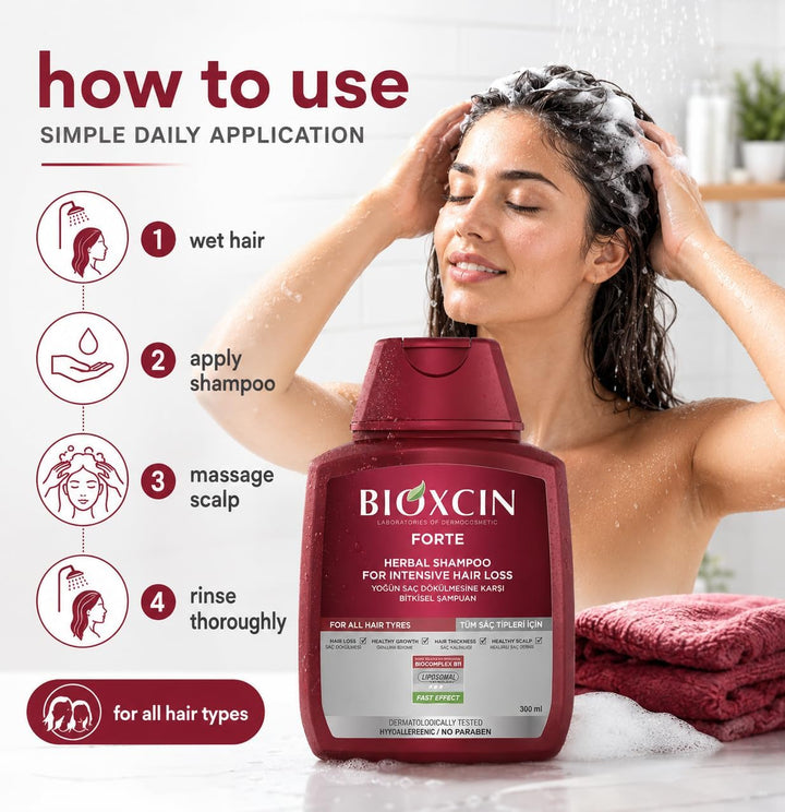 Bioxcin Shampoo for Intense Hairloss 300ML