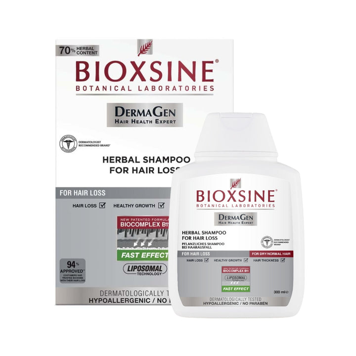 Bioxsine DG Шампунь против выпадения волос сухой/нормальный 300мл 