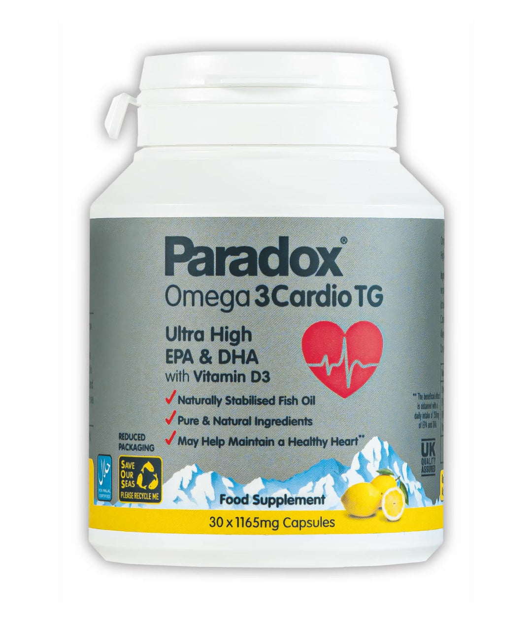 Paradox Omega 3 Cardio Tg 30 Capsules