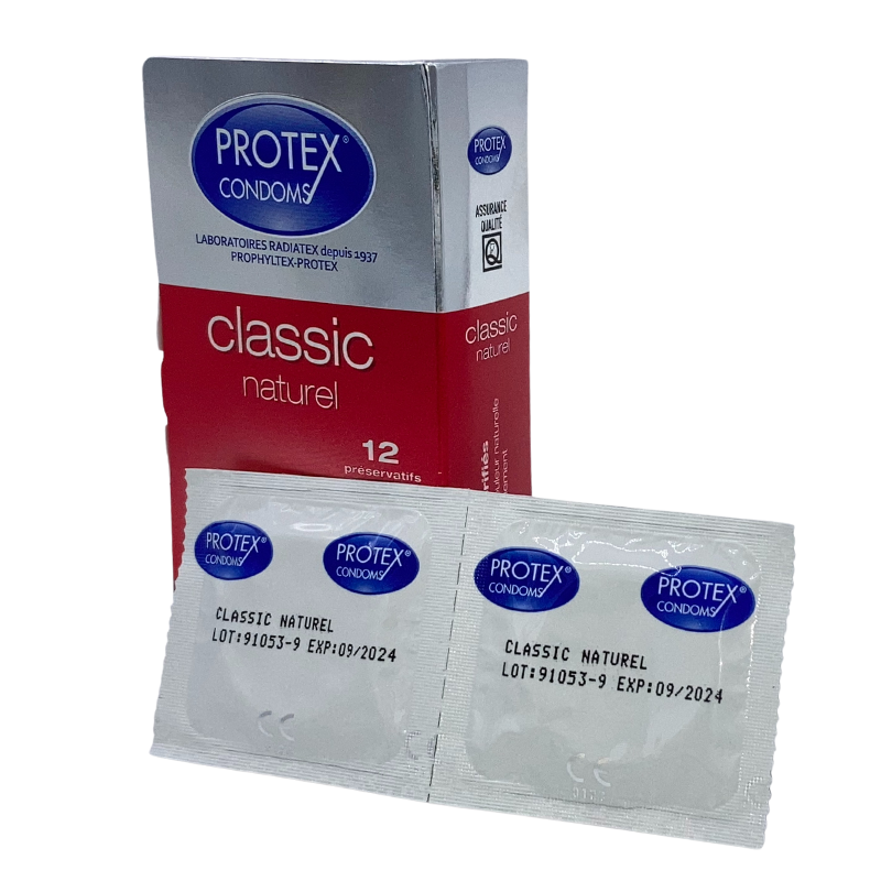 Protex Condom Classic Naturel 6's and 12's – iHealth UAE