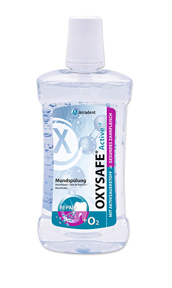 Miradent Oxysafe Active +f Mouth Wash 500ML