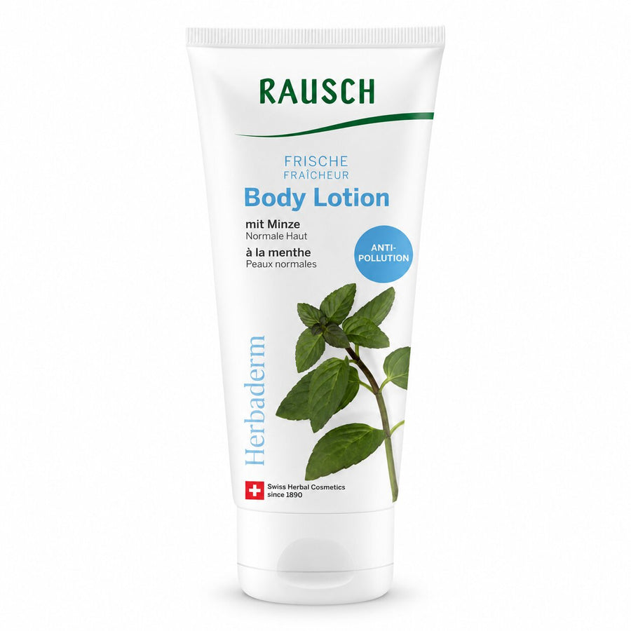 Rausch Fresh Body Lotion with Mint - cooling and anti-pollution Swiss moisturizer at iHealth UAE