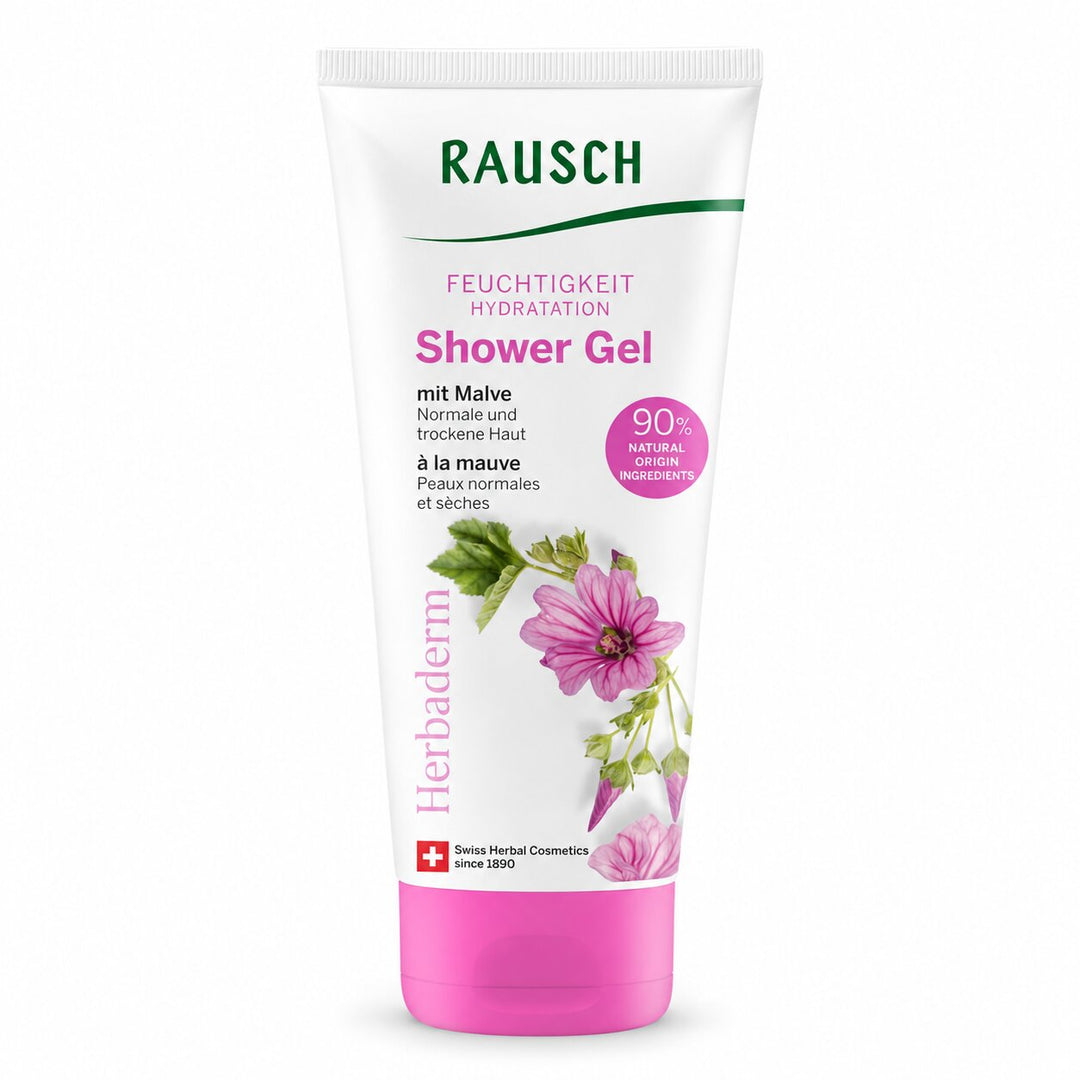 Rausch Hydration Shower Gel with Mallow – Moisturizing Body Wash for Normal & Dry Skin (200ml)