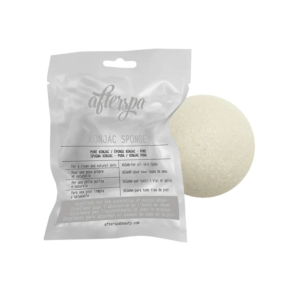 Afterspa Pure Konjac Schwamm, wiederverwendbare Verpackung 