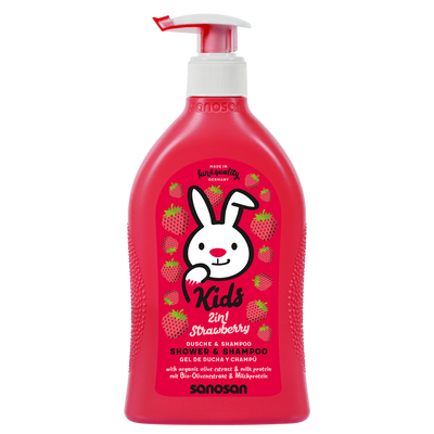 Sanosan Kids 2-in-1 Strawberry Shampoo & Shower Gel