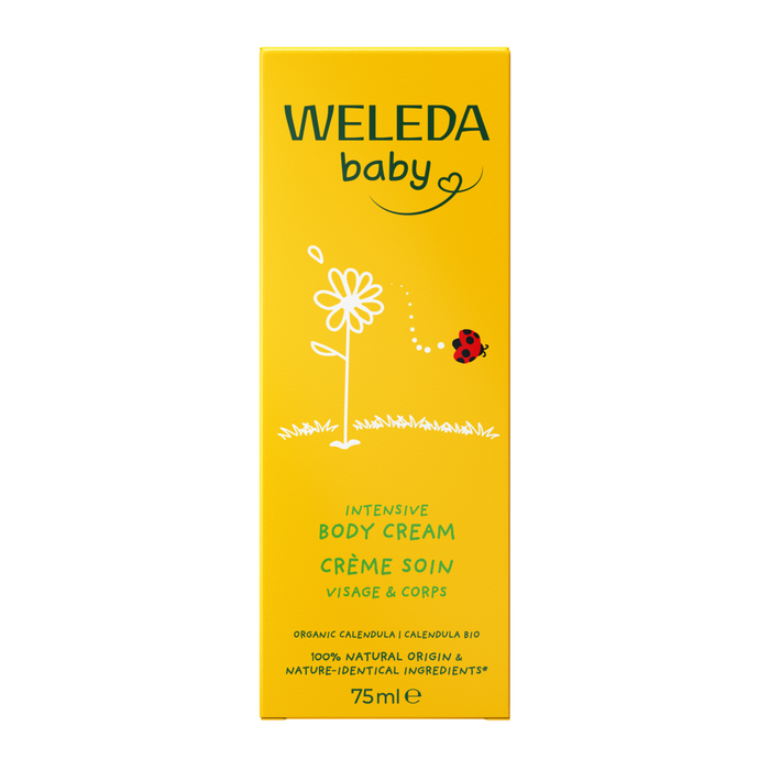 Canna per il corpo idratante per la calendula del bambino Weleda 75ml